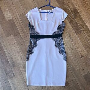 Mauve and lace party dress XL